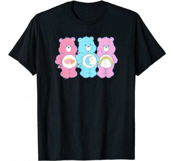 Care Bears Bedtime Cheer Love A Lot Bear Friendship Trio T-Shirt